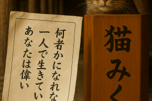 何者かになれなくても 一人で生きている あなたは偉い