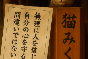 無理に人を信じない 自分の心を守るのは 間違いではない