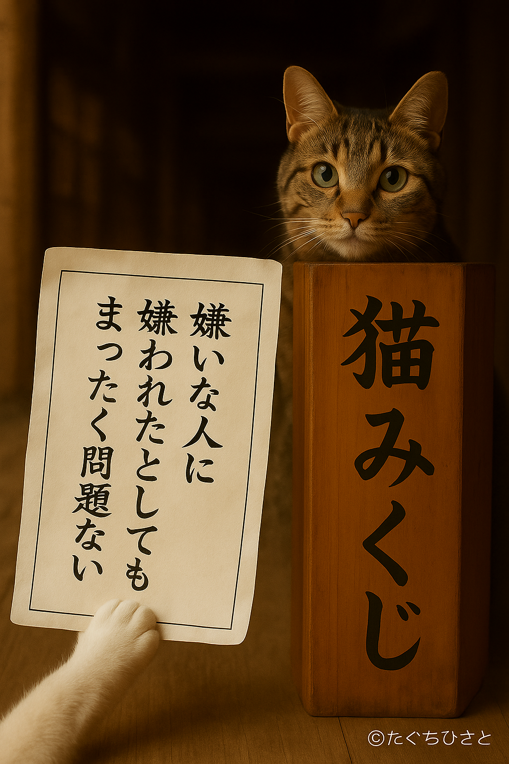 嫌いな人に 嫌われたとしても まったく問題ない