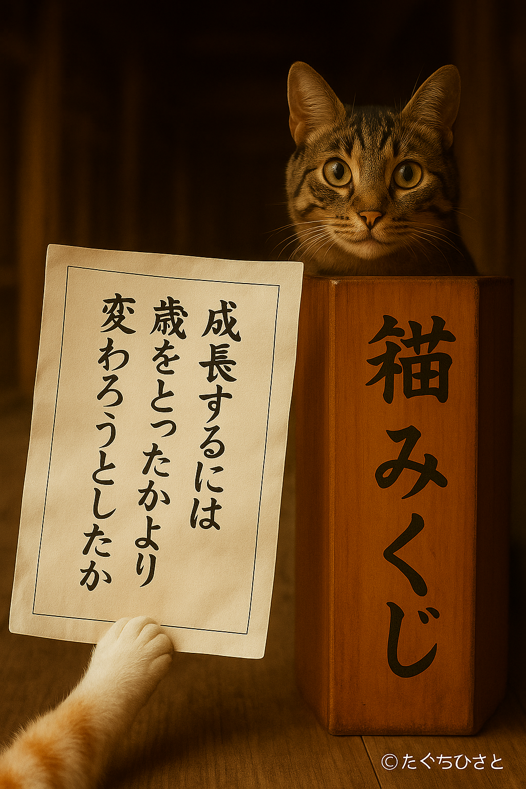 成長するには 歳をとったかより 変わろうとしたか