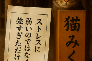 ストレスに 弱いのではなく 強すぎただけ
