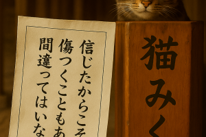 信じたからこそ 傷つくこともある 間違ってはいない