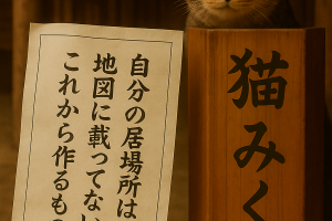 自分の居場所は 地図に載ってない これから作るもの