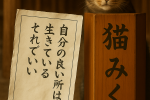 自分の良い所は生きているそれでいい