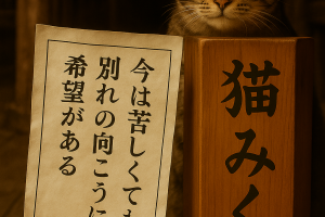 今は苦しくても別れの向こうには希望がある