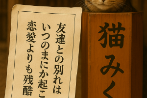 友達との別れはいつのまにか起こり恋愛よりも残酷