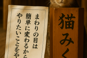 まわりの目は 簡単に変わるから やりたいことをやる