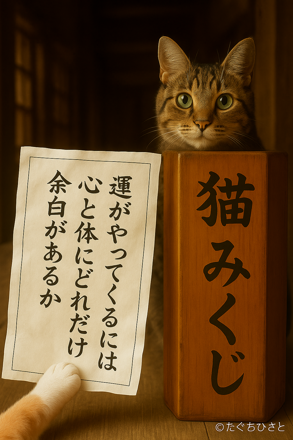 運がやってくるには 心と体にどれだけ 余白があるか