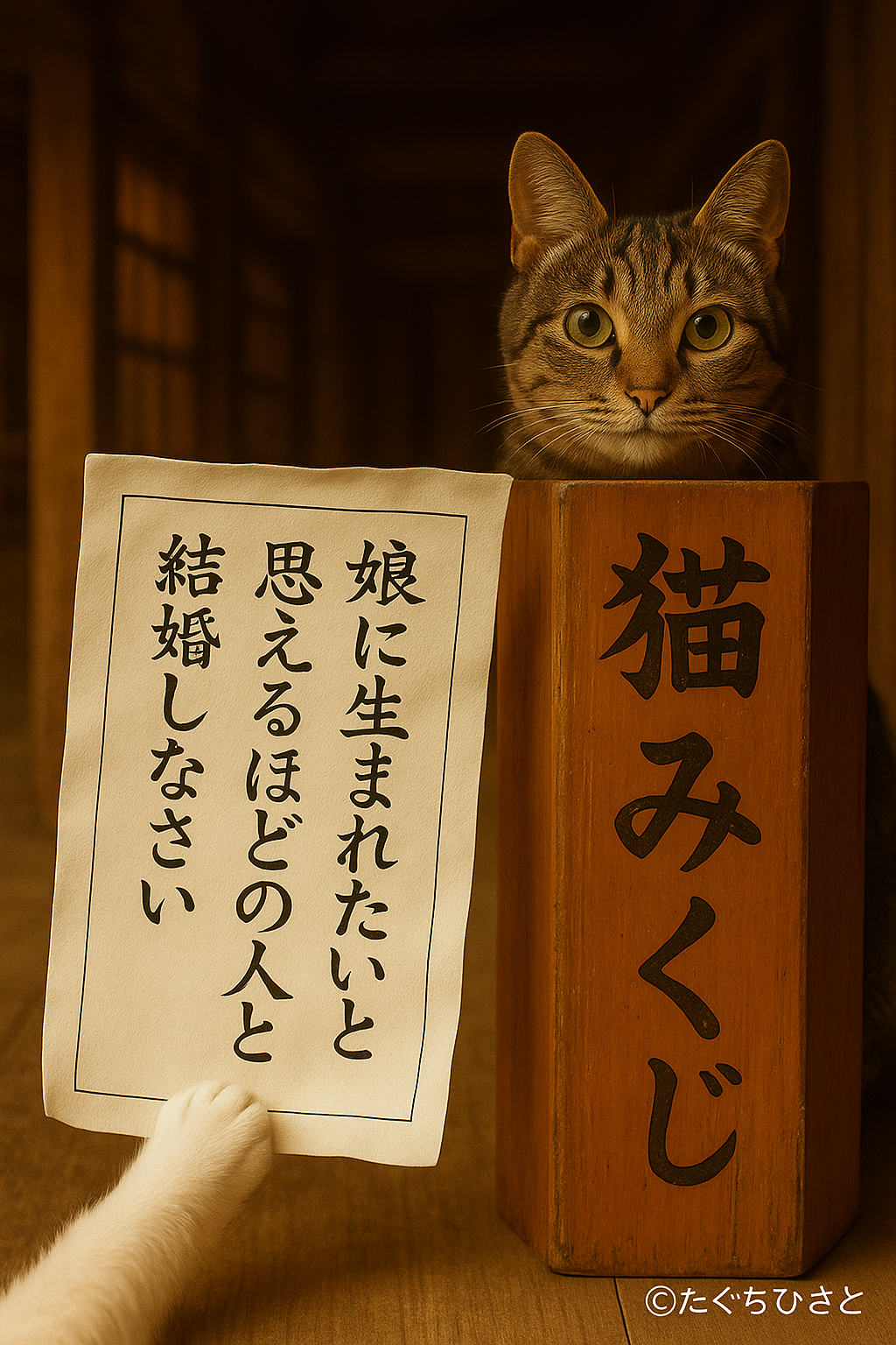 娘に生まれたいと 思えるほどの人と 結婚しなさい