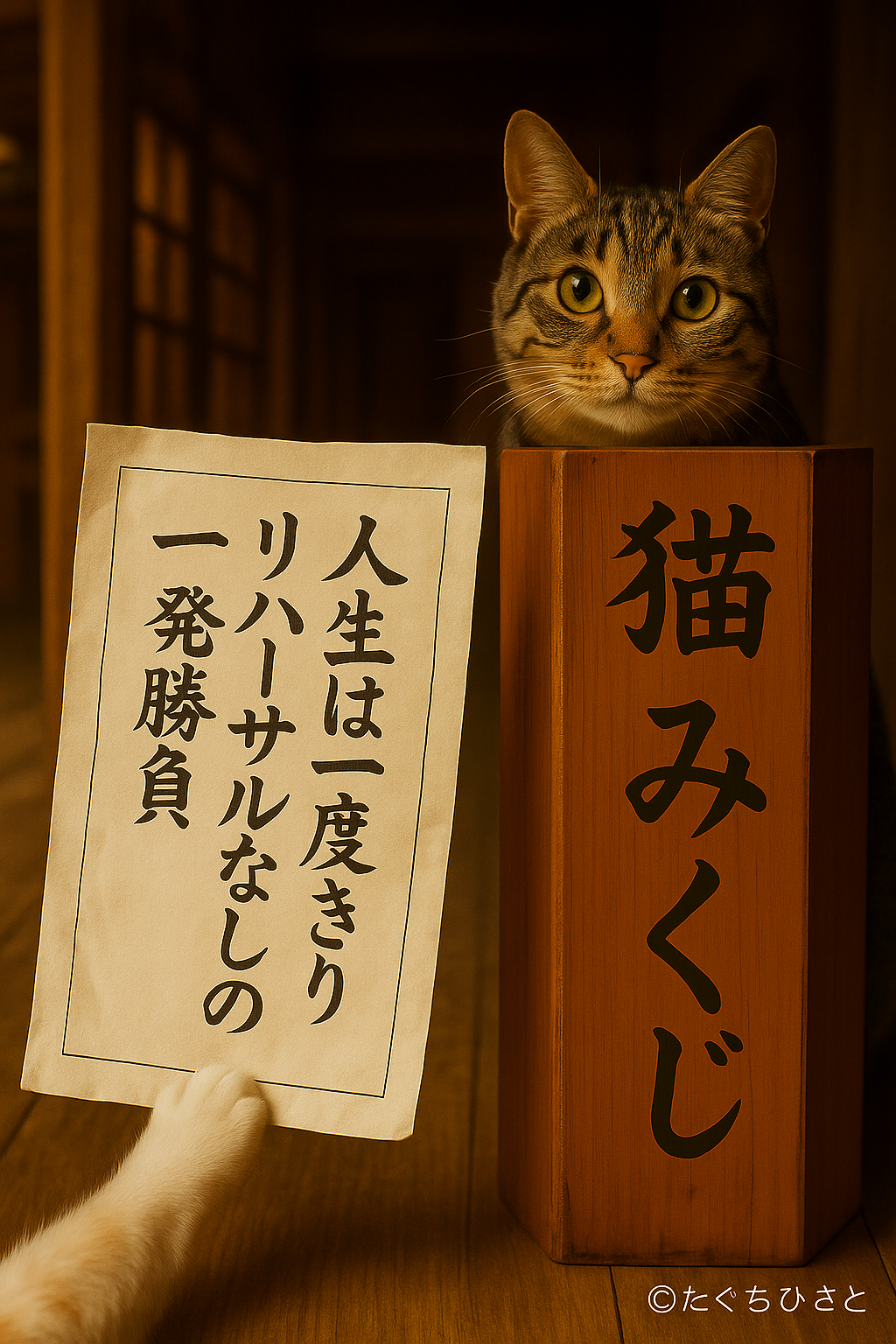 人生は一度きりリハーサルなしの一発勝負