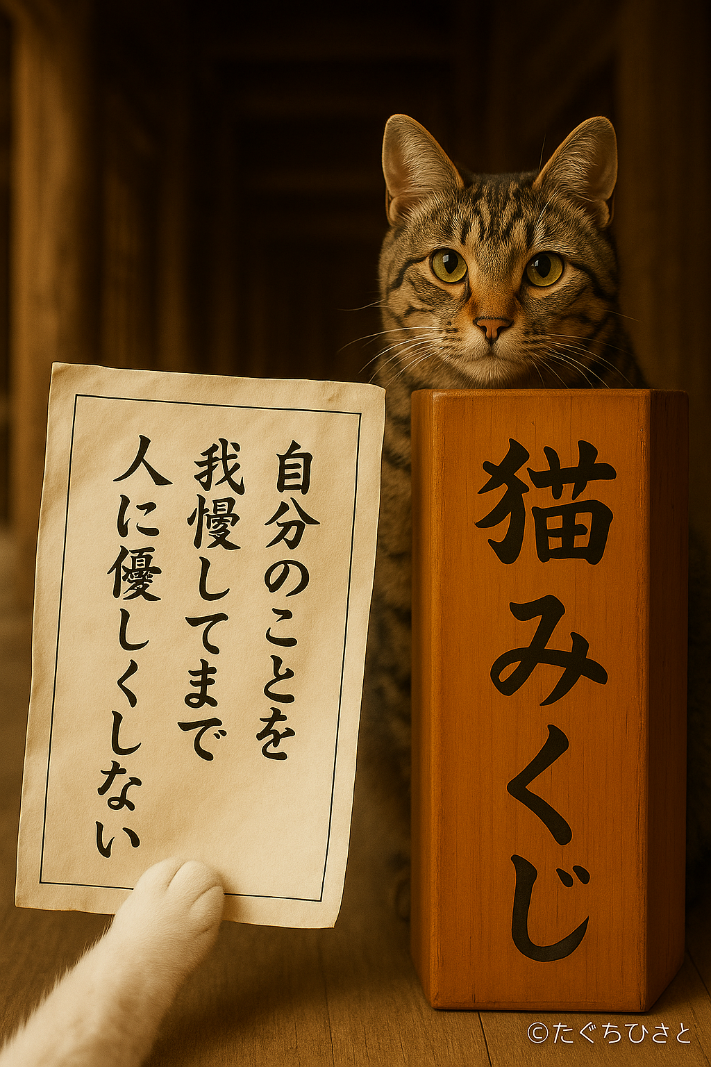 自分のことを 我慢してまで 人にやさしくしない