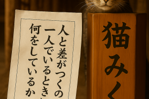 人と差がつくのは 一人でいるときに 何をしているか