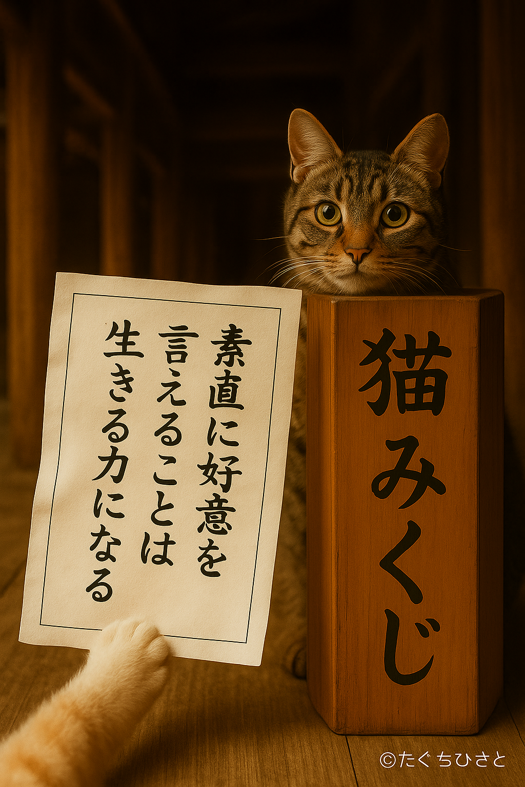 素直に好意を 言えることは 生きる力になる