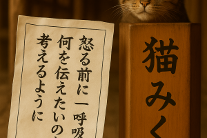 怒る前に一呼吸 何を伝えたいのか 考えるように