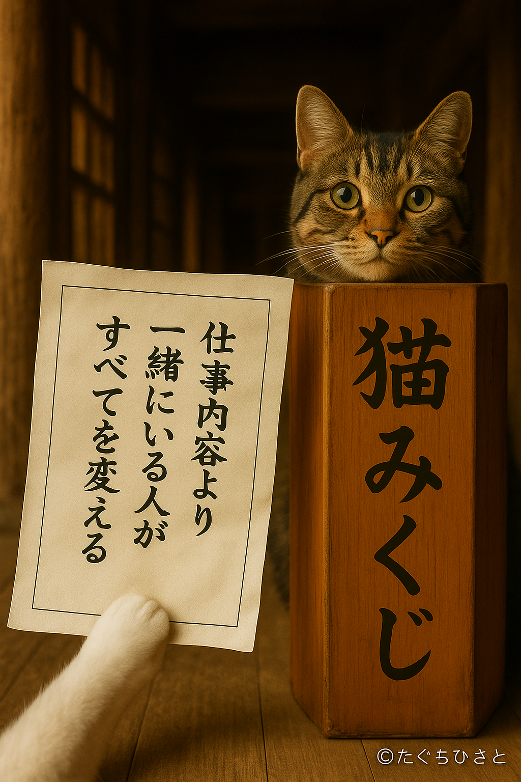 仕事内容より一緒にいる人がすべてを変える