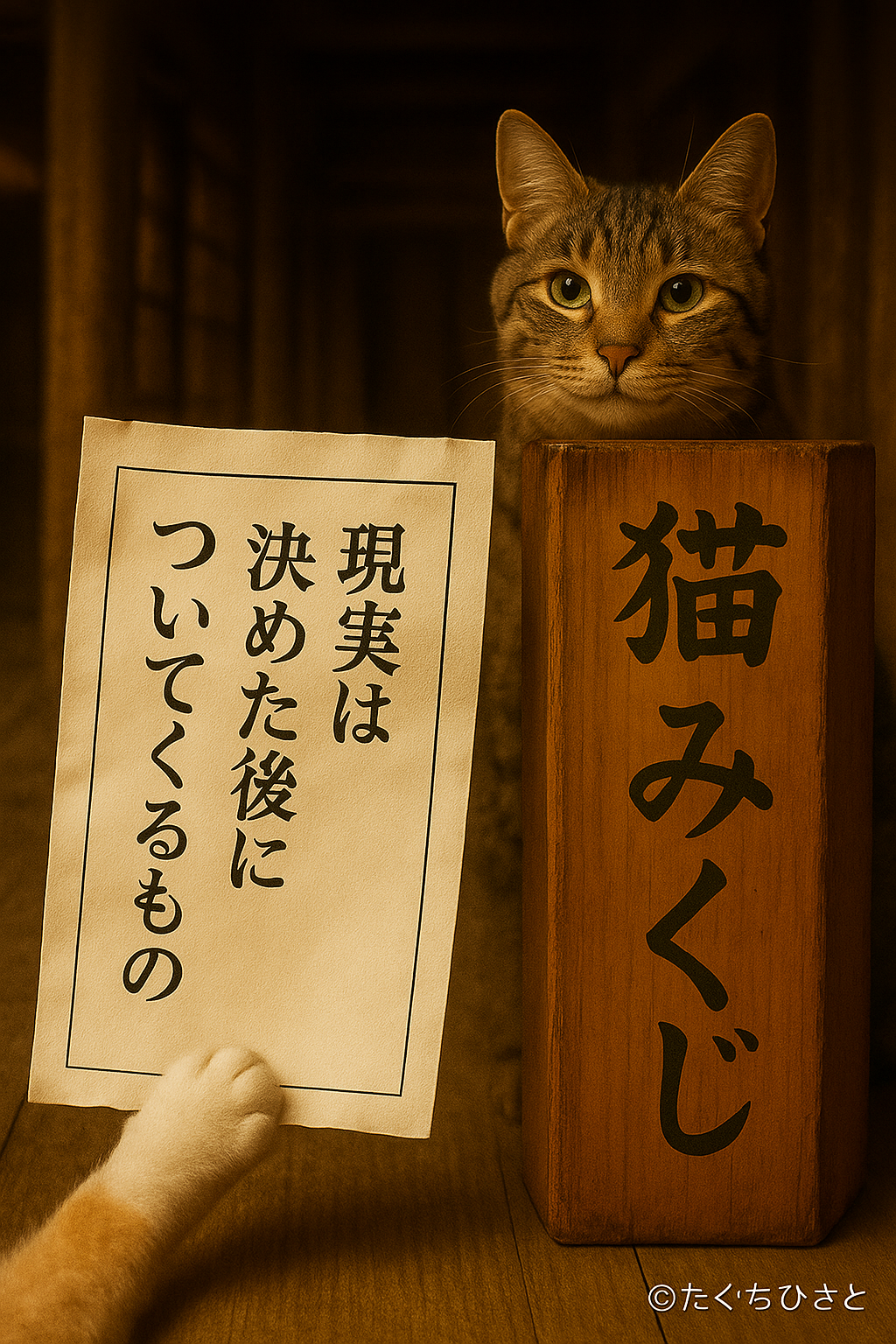 現実は決めた後についてくれるもの