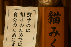 許すのは相手のためではなく自分のためにする