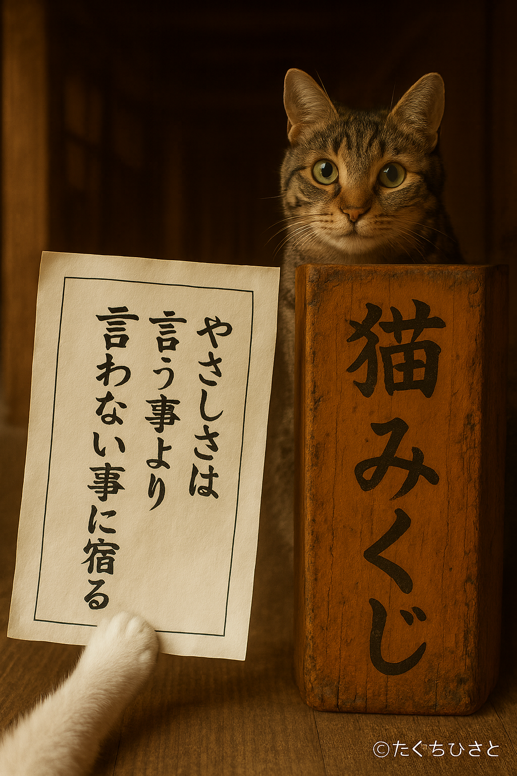 やさしさは言うことより言わないことに宿る