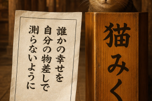 誰かのしあw背を自分の物差しで測らないように