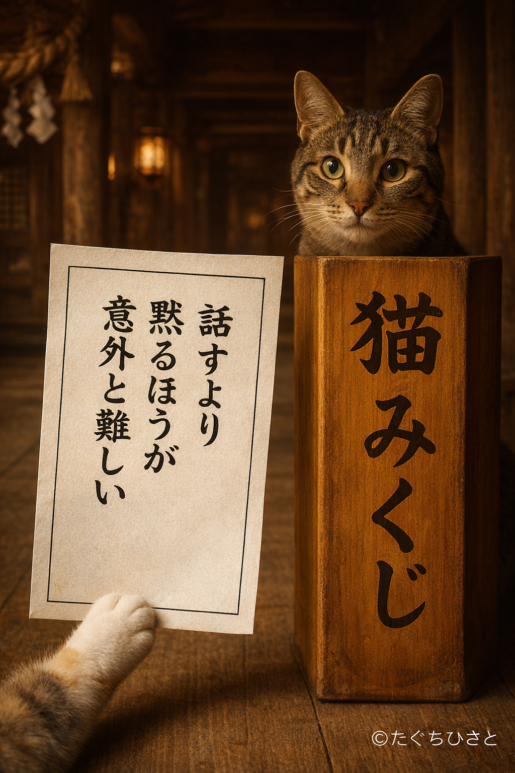 話すより黙る方が意外と難しい